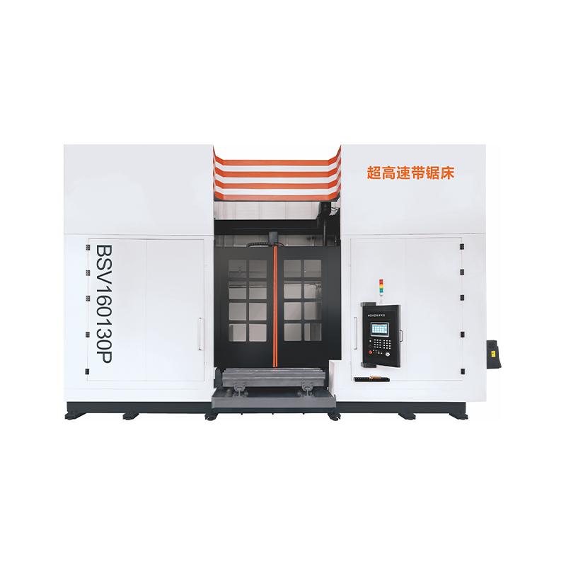 آلة المنشار الشريطي المعدني ذات العمود المزدوج عالية السرعة