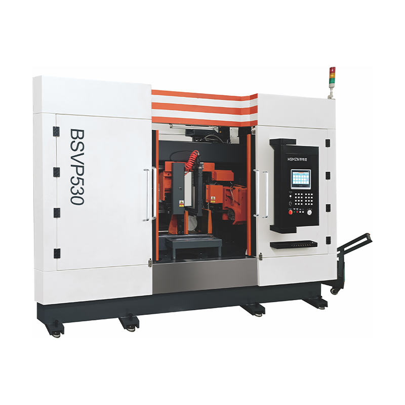 آلة المنشار الشريطي المعدني ذات العمود المزدوج عالية السرعة